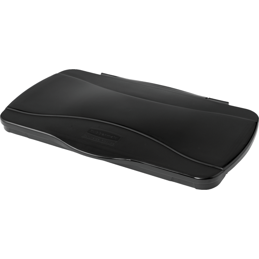 Rubbermaid® Slim Jim® Waste Container Top with Hinge Black