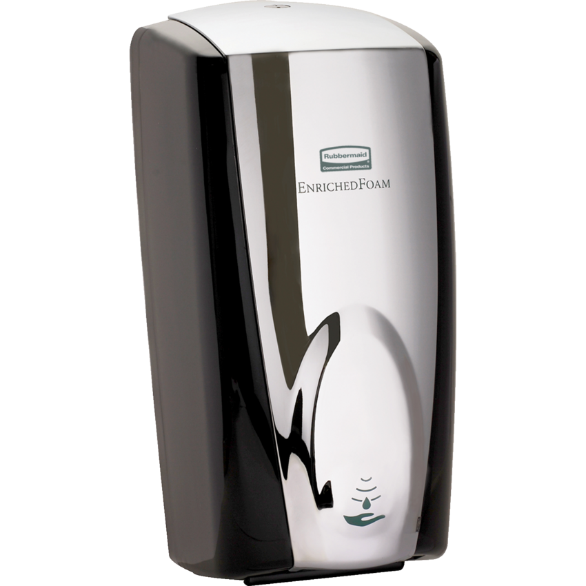 Rubbermaid® AutoFoam Touch-Free Dispenser Black/Chrome