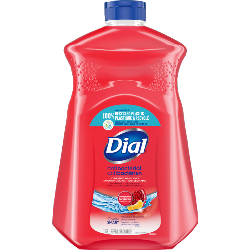 Dial® Antibacterial Hydrating Hand Soap Pomegranate Tangerine 1.53 L