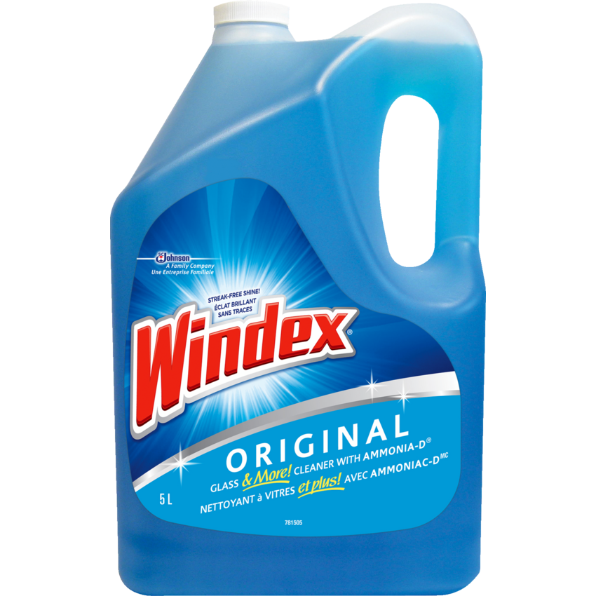 Windex® Glass Cleaner with Ammonia-D® 5 L