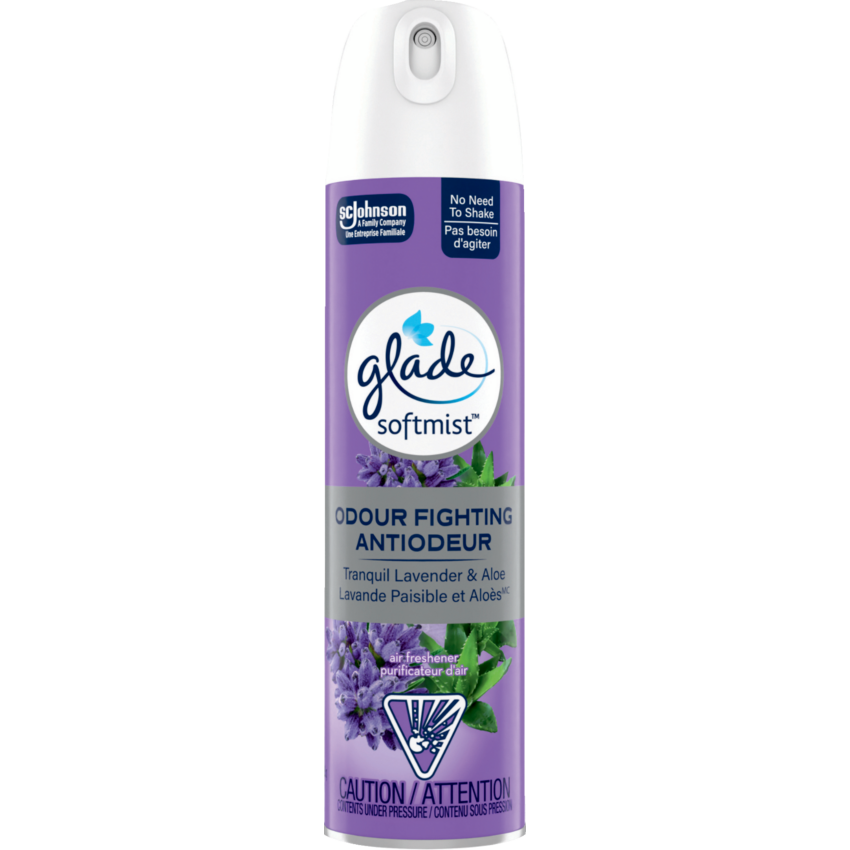 Glade® Aerosol Air Freshener Tranquil Lavender & Aloe 226 g