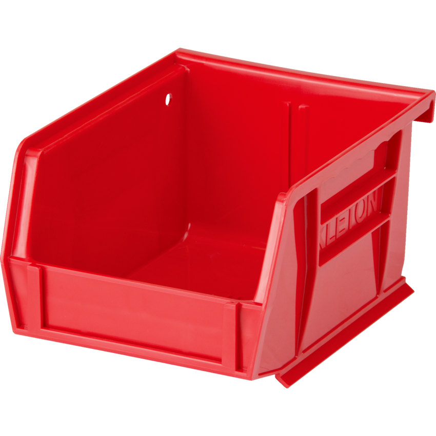 Kleton® Stack and Hang Bin 4-1/8"W x  5-3/8"D x 3"H Red