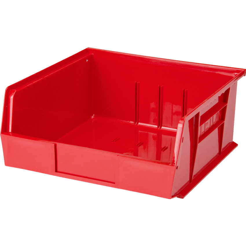 Kleton® Stack and Hang Bin 11"W x 10-7/8"D x 5"H Red
