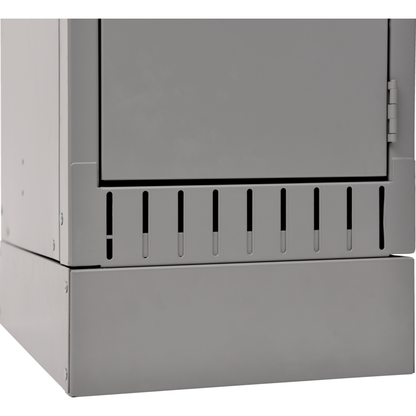 Kleton® Steel Locker Accessory Recess Base Grey