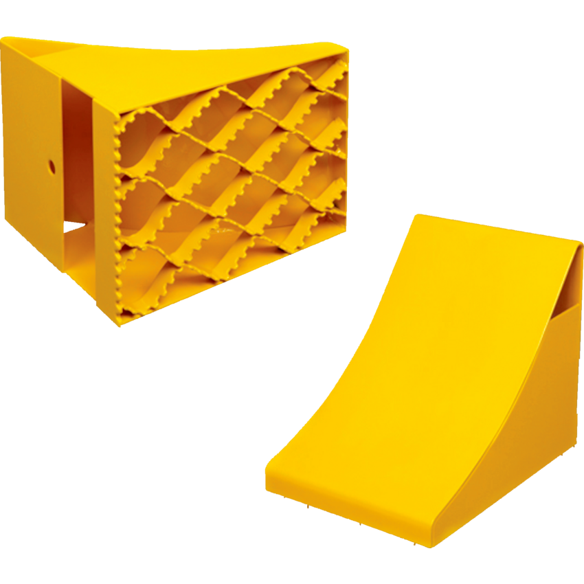 Kleton® Ice Chock 8"W x 10-1/2"D x 9-1/4"H Yellow