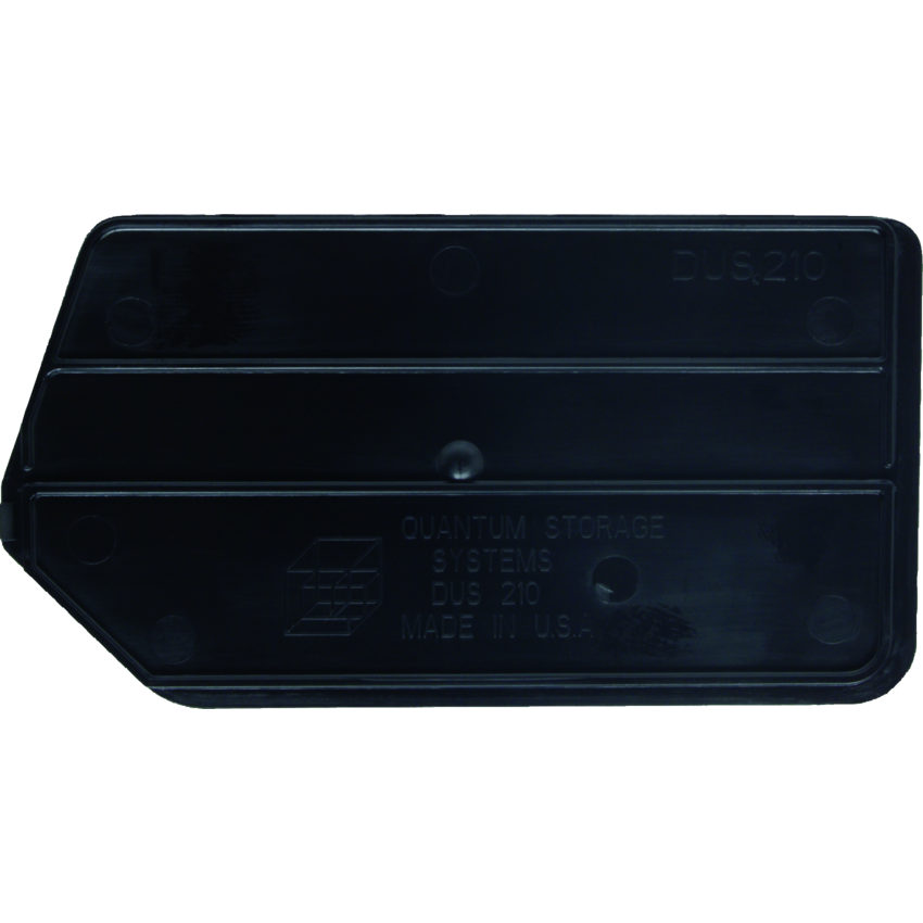 Quantum™ Stack and Hang Bin Divider 4-1/8"W x 5-3/8"D x 3"H Black 6/ctn