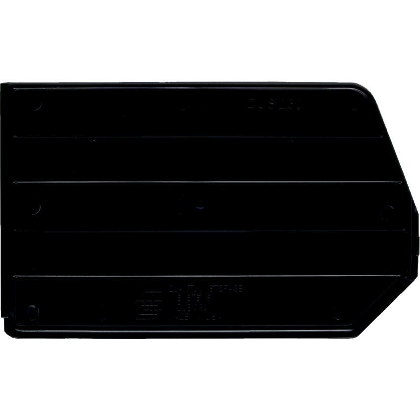 Quantum™ Stack and Hang Bin Divider 8-1/4"W x 10-3/4"D x 7"H Black 6/ctn