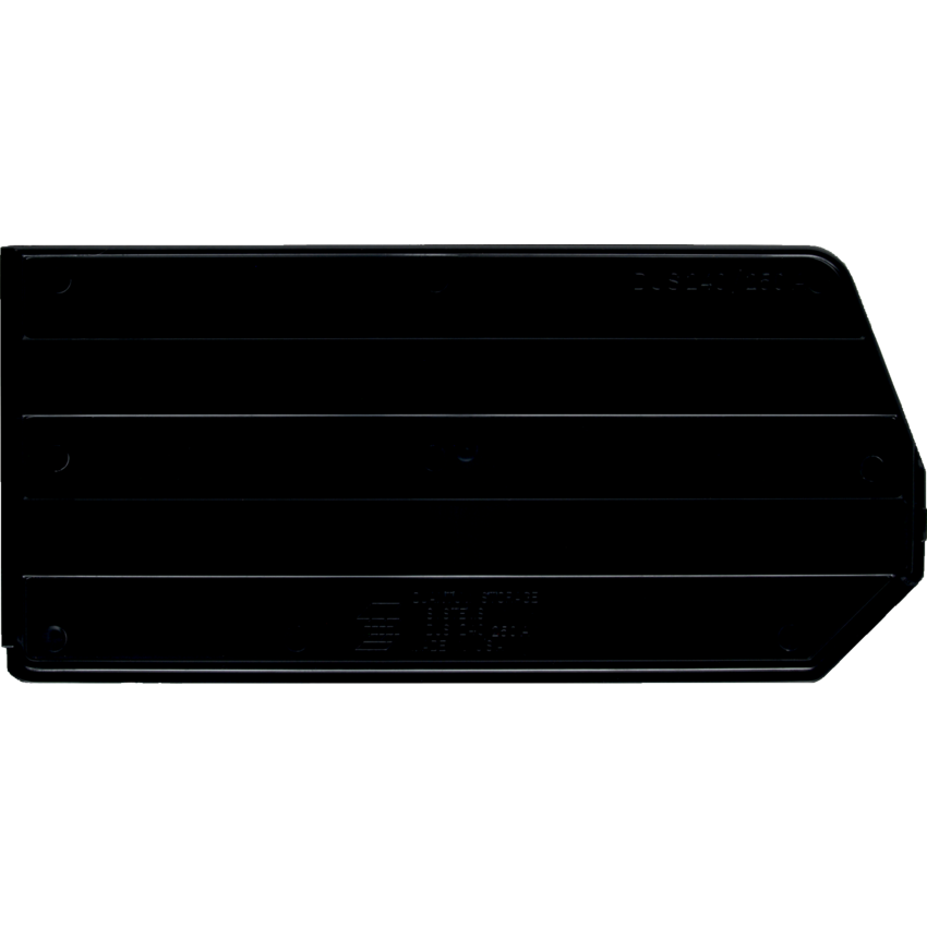 Quantum™ Stack and Hang Bin Divider 8-1/4"W x 14-3/4"D x 7"H Black 6/ctn