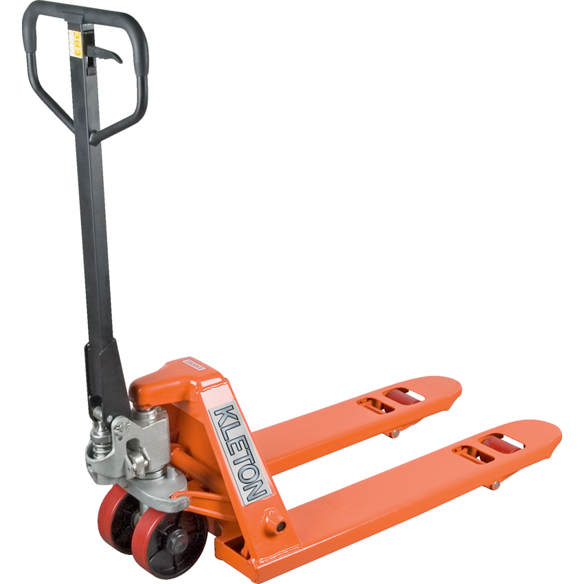 Kleton® Heavy Duty Hydraulic Pallet Truck 27" x 42" 5500 lb Capacity Orange