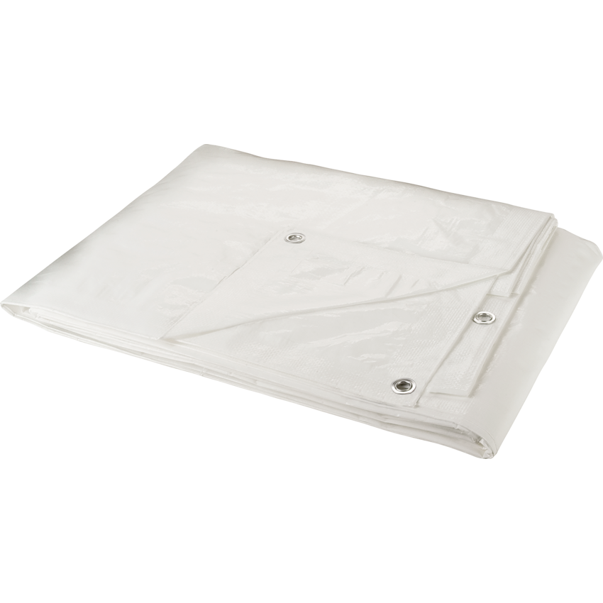 Kleton® Polyethylene Tarpaulin 6' x 8' White