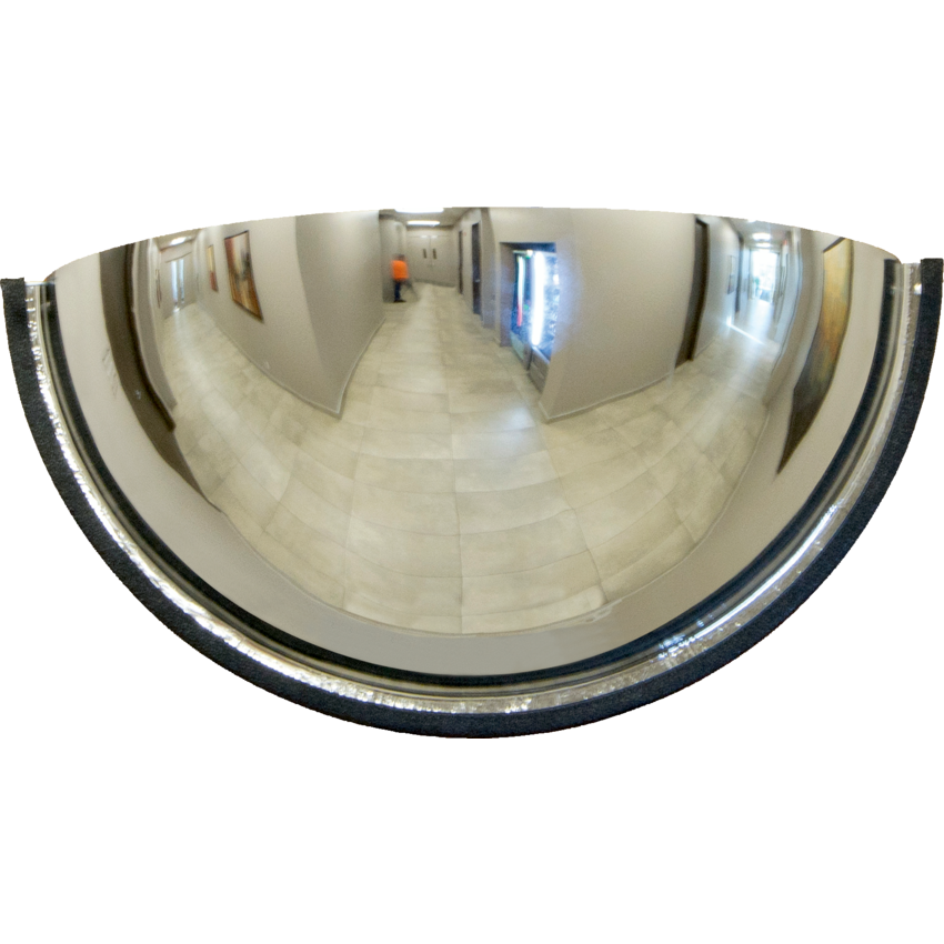 Zenith® Half Dome Closed Top 180° Mirror 26