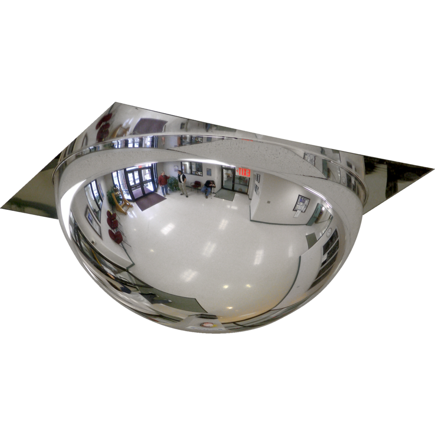 Zenith® Drop-In Ceiling Panel Dome Mirror 360° 2' x 2'