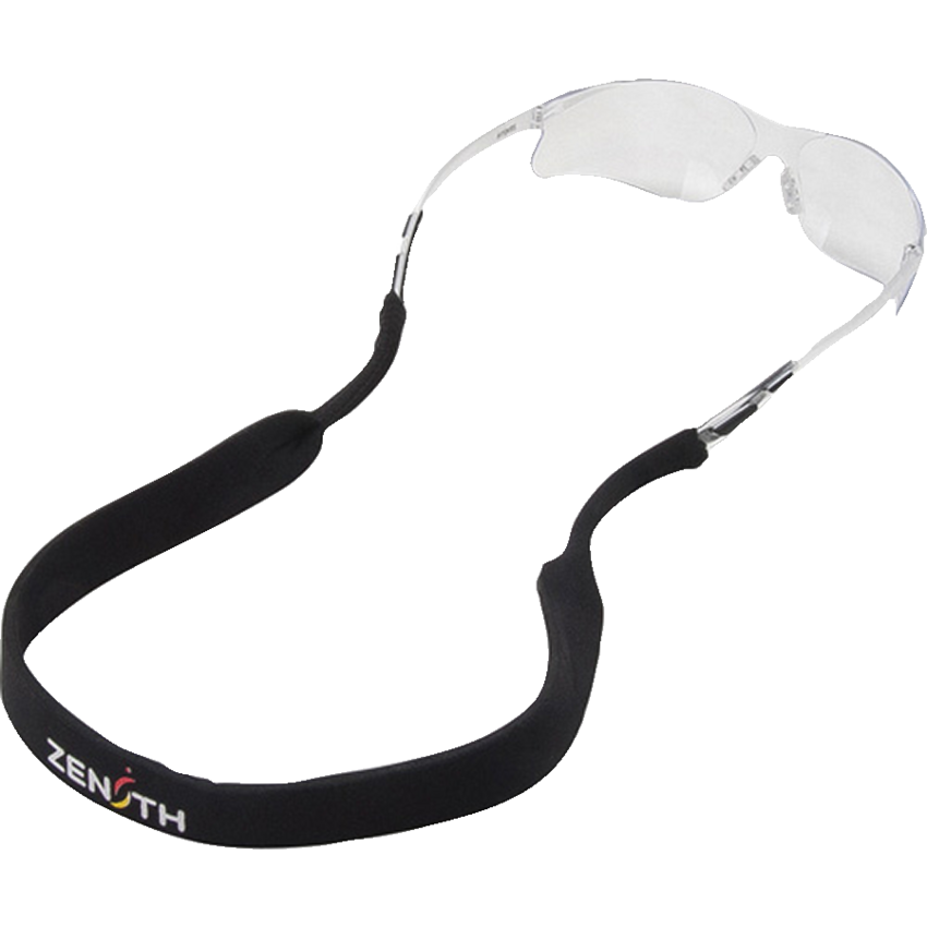 Zenith® Neoprene Eyewear Retainer Black