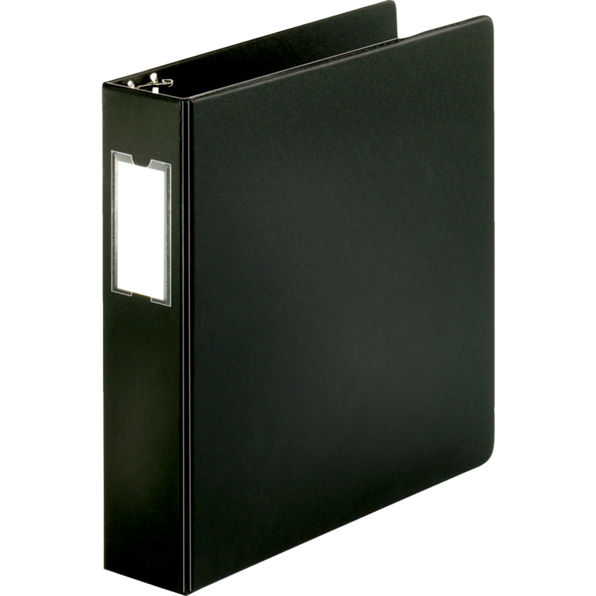 Business Source® Round Ring Binder 2" Black