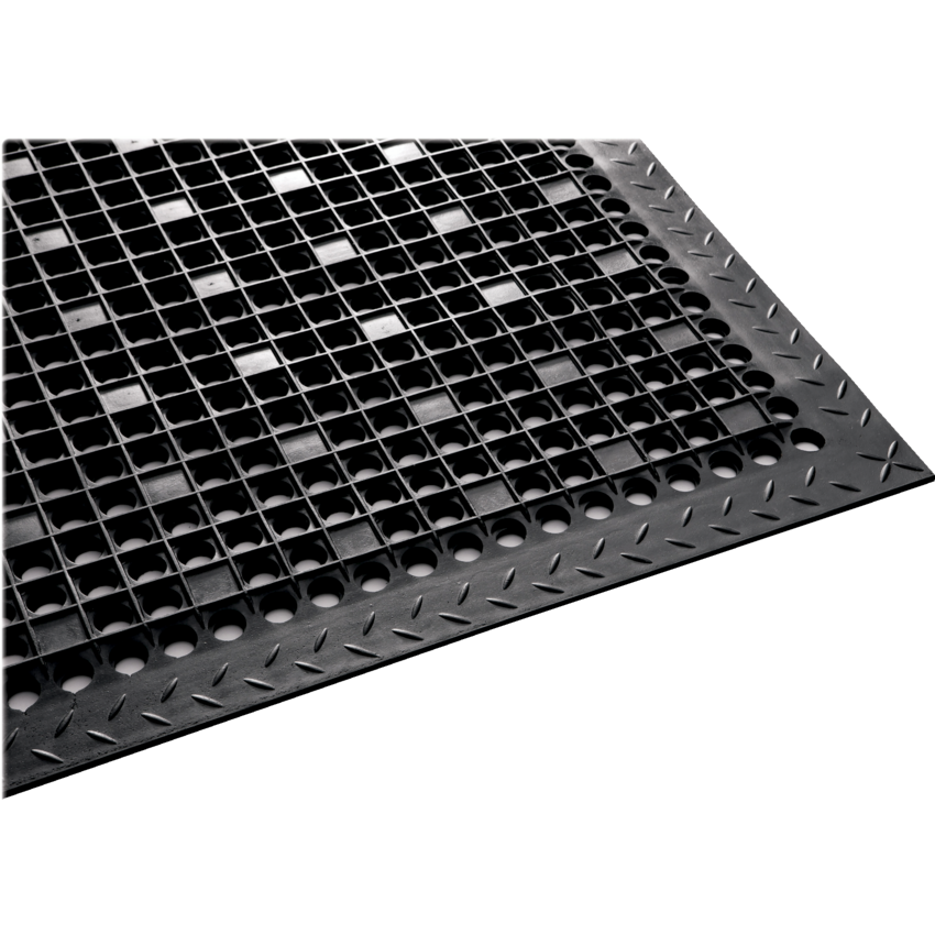 Genuine Joe Versa-lite Utility Mat 60"L x 36"W Black