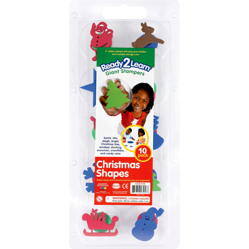 Ready 2 Learn® Giant Stampers Christmas 10/pkg