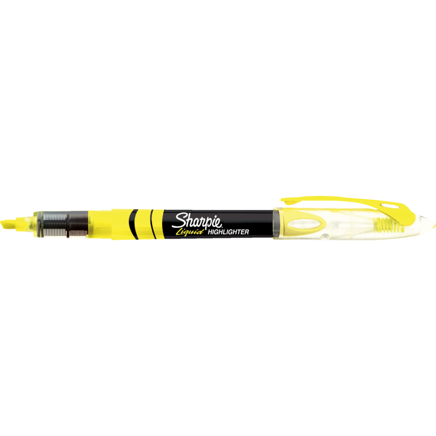 Sharpie® Liquid Pen Highlighters Fluorescent Yellow 12/box