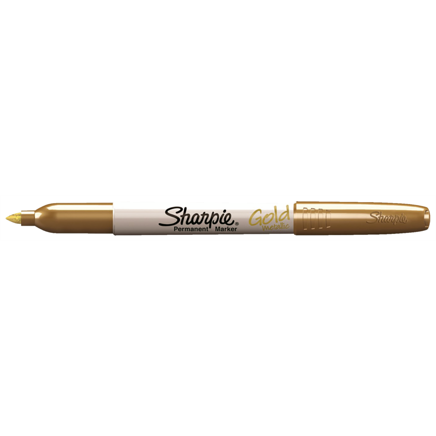 Sharpie® Metallic Markers Fine Tip Gold 2/pkg