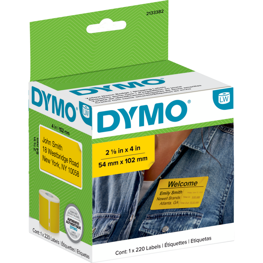 DYMO® Multi-Purpose Labels 2-1/8" x 4" 220/box