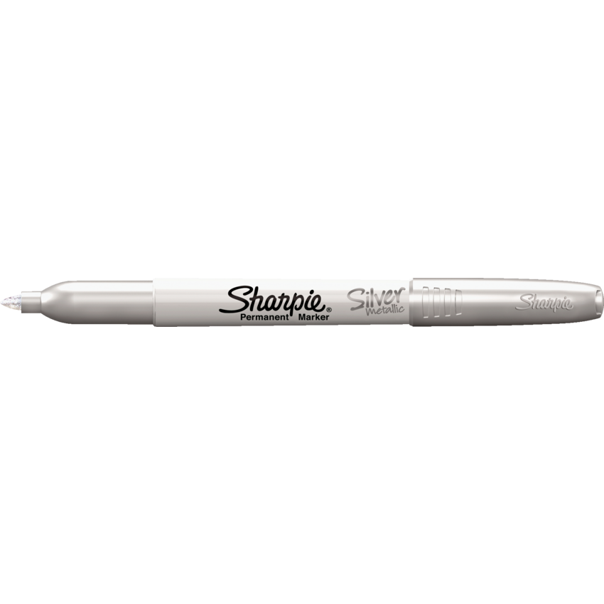 Sharpie® Metallic Marker Fine Tip Silver 12/box