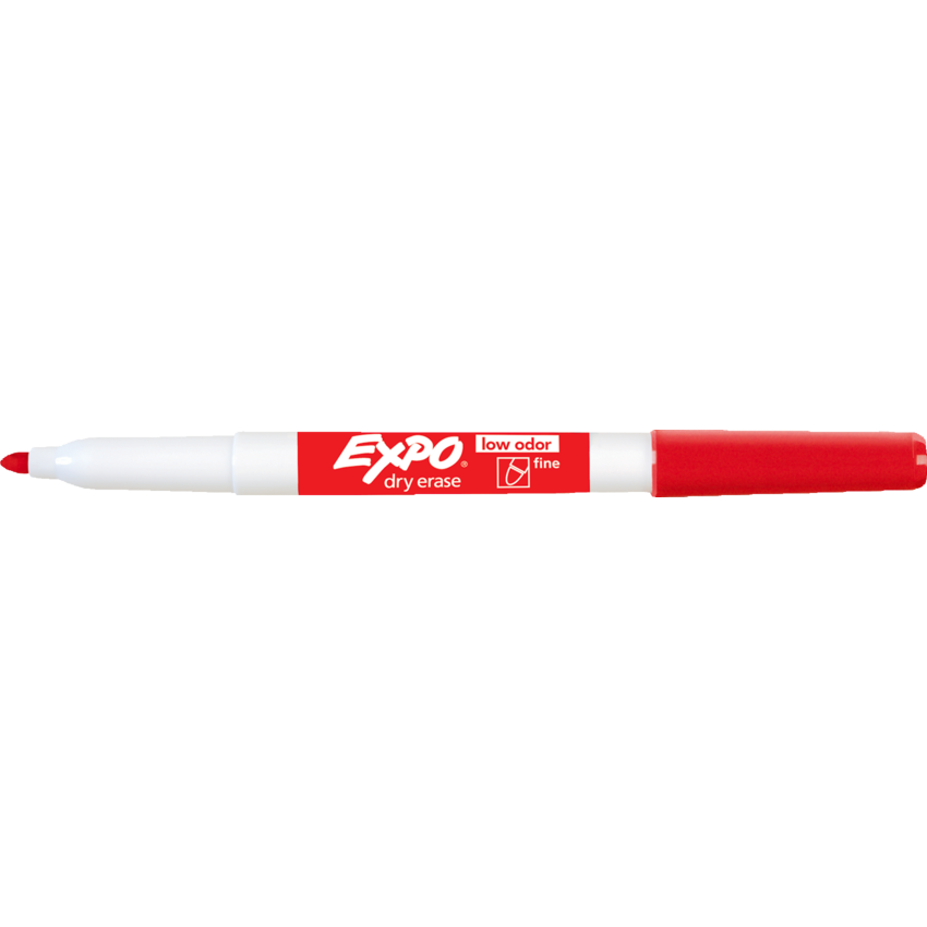Expo® Low Odour Dry Erase Marker Fine Red