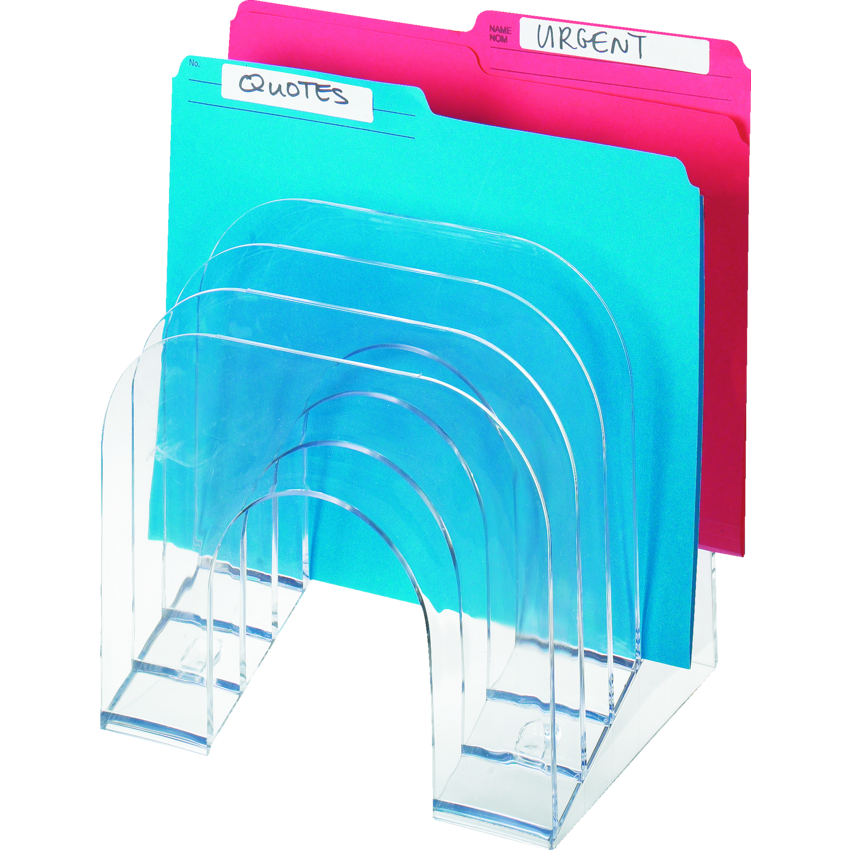 Rubbermaid® Optimizers™ Incline Sorter Jumbo Clear