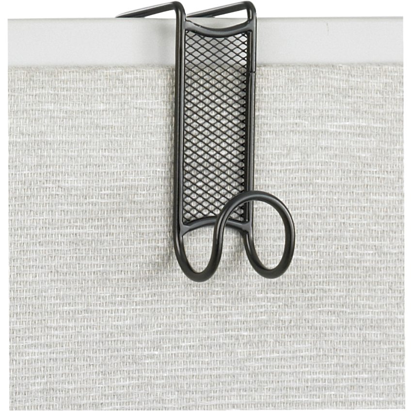 Safco® Onyx™ Over Panel Mesh Coat Hook Black