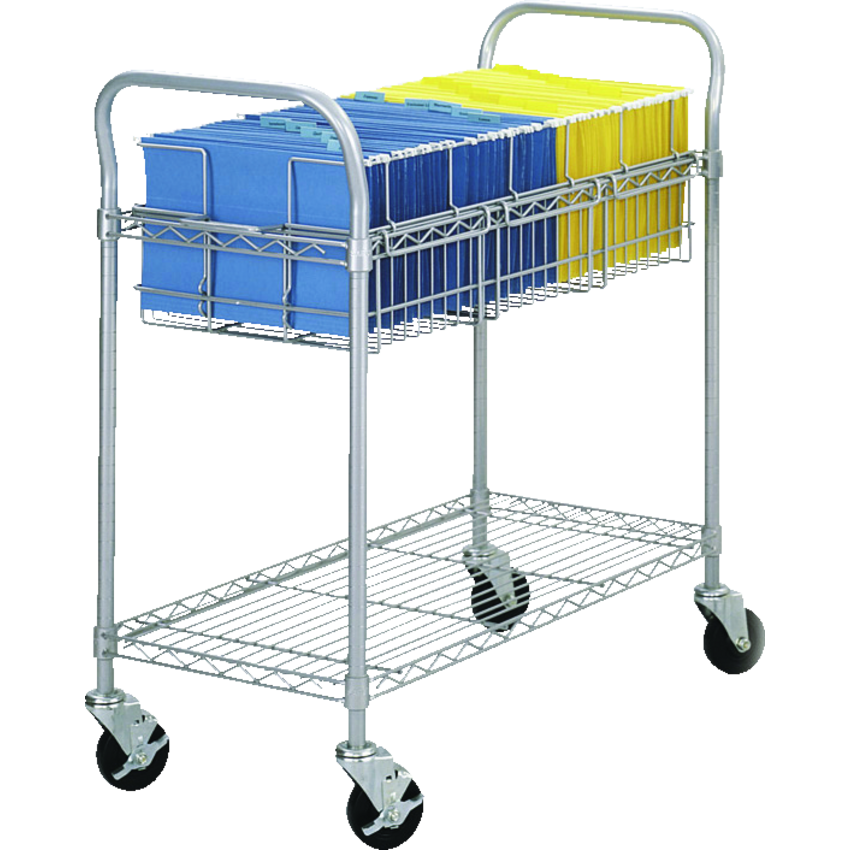 Safco® Wire Mail Cart 36