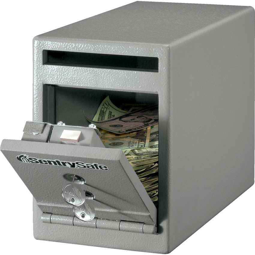 Sentry®Safe Depository Security Safe 0.23 cu. ft. Grey