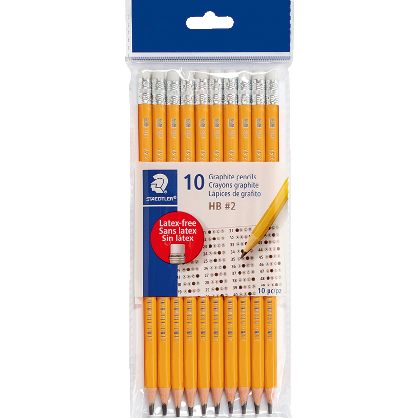 Staedtler® Graphite Pencils HB Yellow 10/pkg