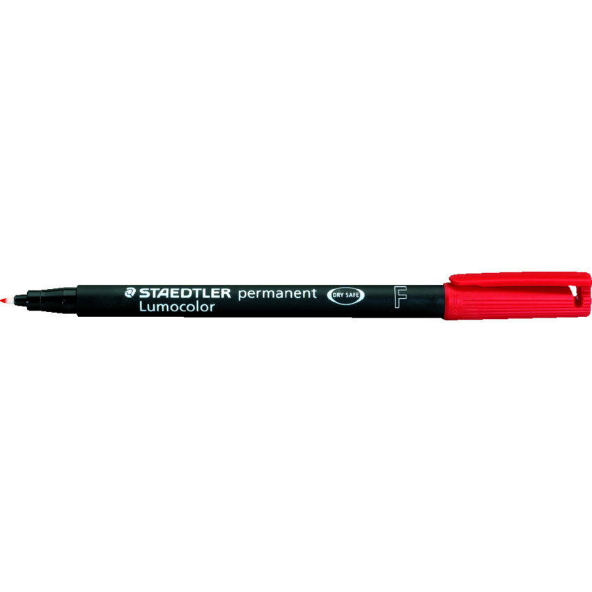 Staedtler® Lumocolor® Markers Permanent Fine Tip Red