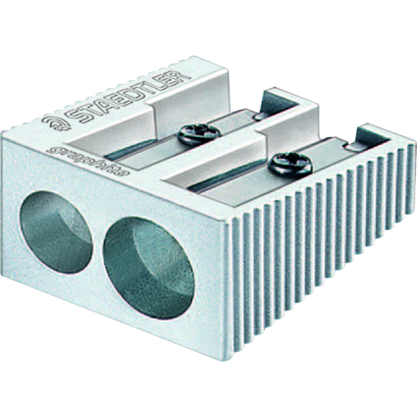 Staedtler® Aluminum Pencil Sharpener Double Hole