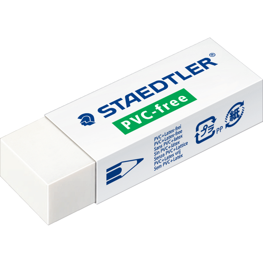 Staedtler® PVC Free Eraser White 20/box