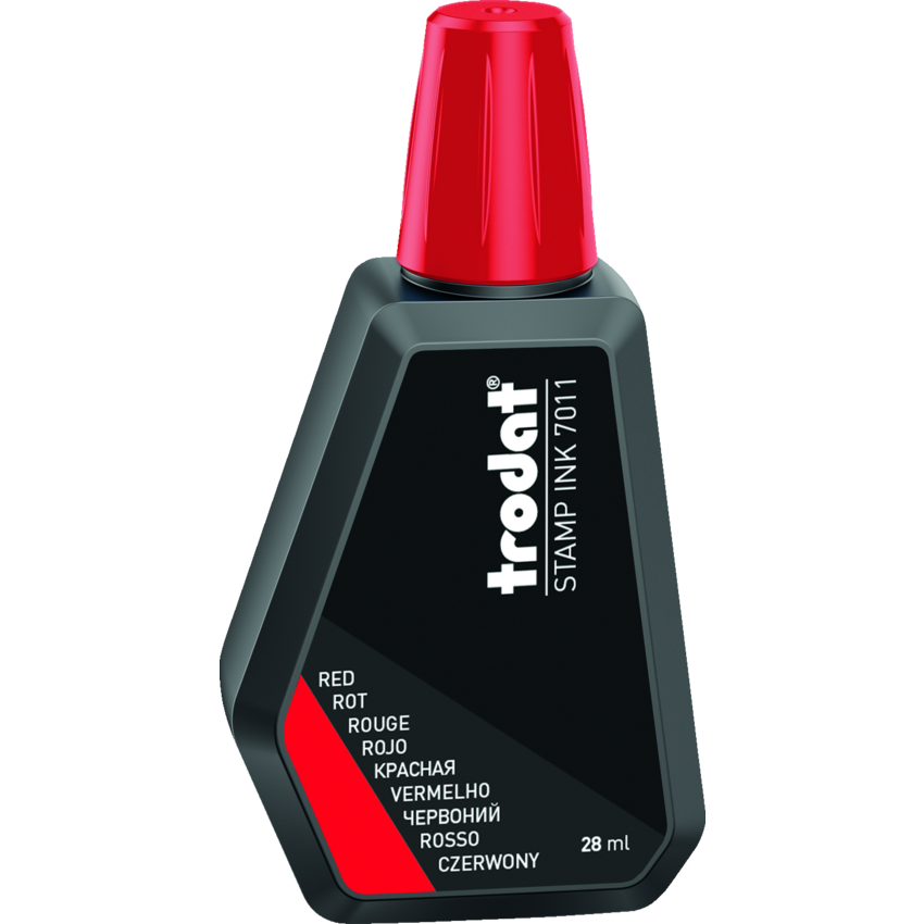 Trodat® 7011 Premium Ink 28 mL Red