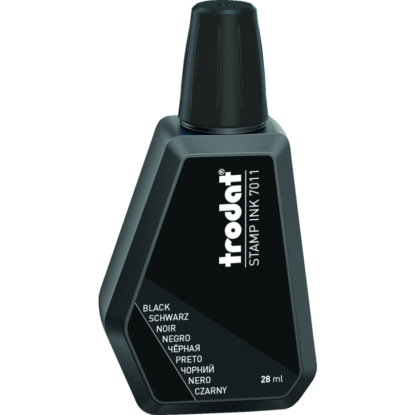Trodat® 7011 Premium Ink 28 mL Black