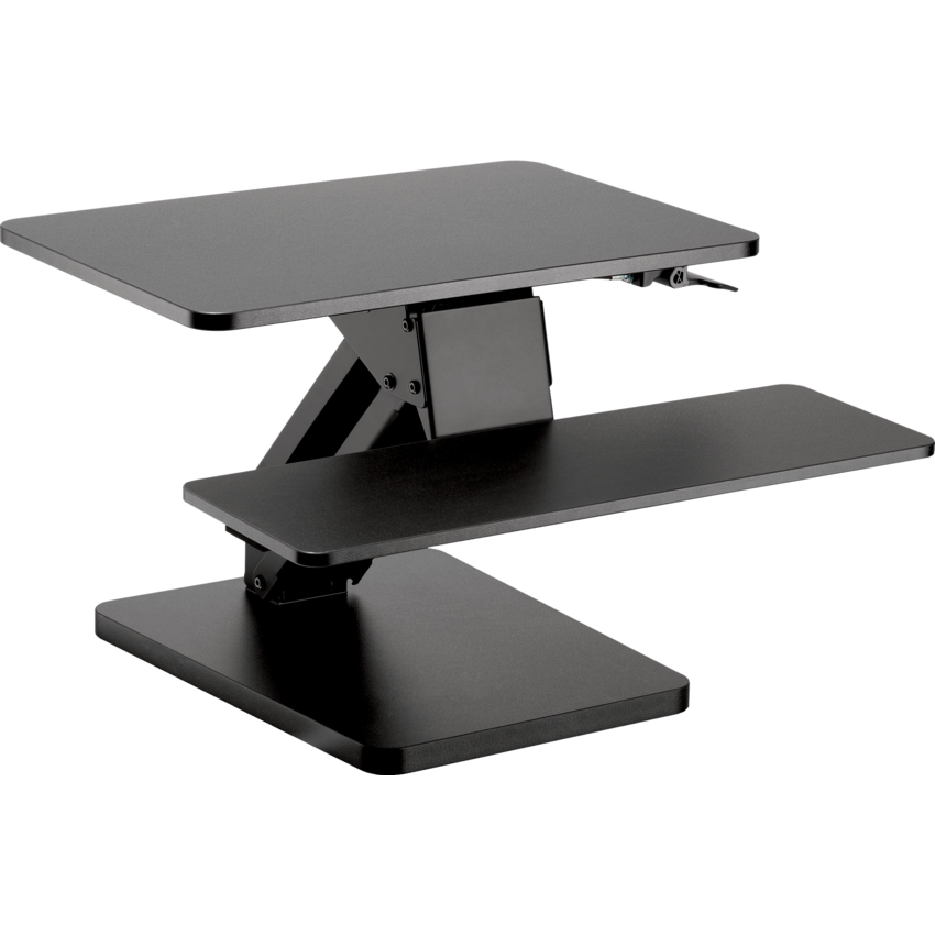 HDL® Sit-to-Stand Desk Converter 26"W x 19-1/5"D Black