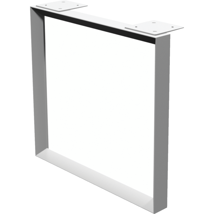 HDL® Metal Base Loop Leg 29-1/2" x 28" White