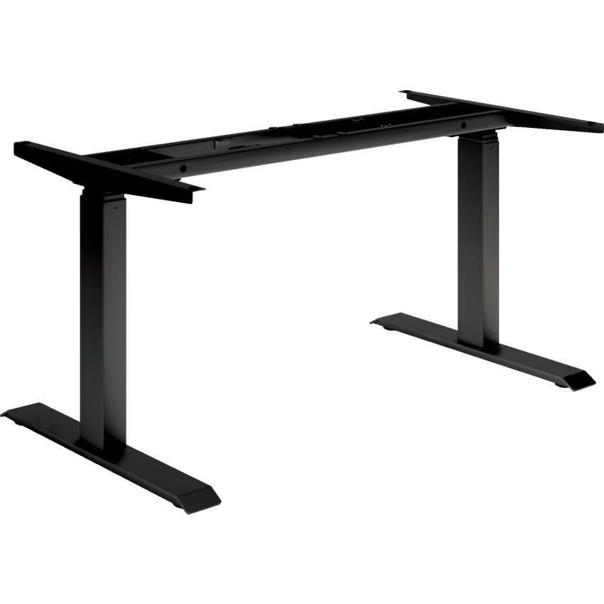 HDL® Cleo Series Electric Height Adjustable Table Base 2-Leg Black