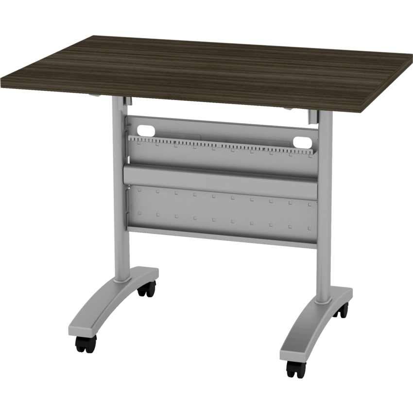 HDL® Levels Training Table 35-1/2"W x 23-3/4"D x 29"H Grey Dusk