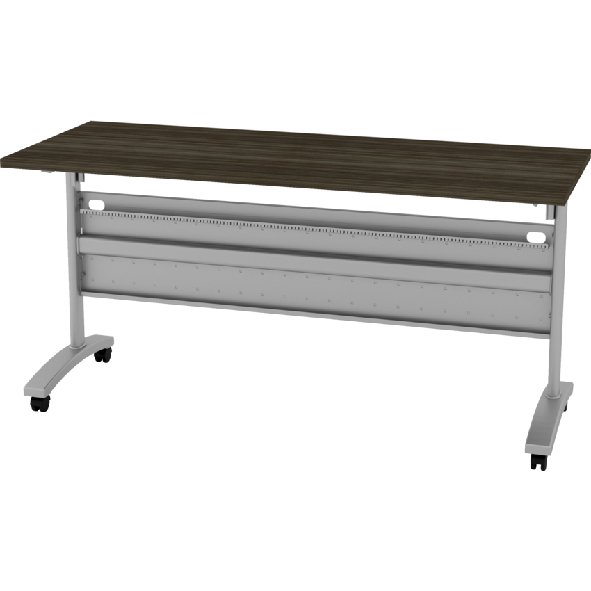 HDL® Levels Training Table 59-1/4"W x 23-3/4"D x 29"H Grey Dusk