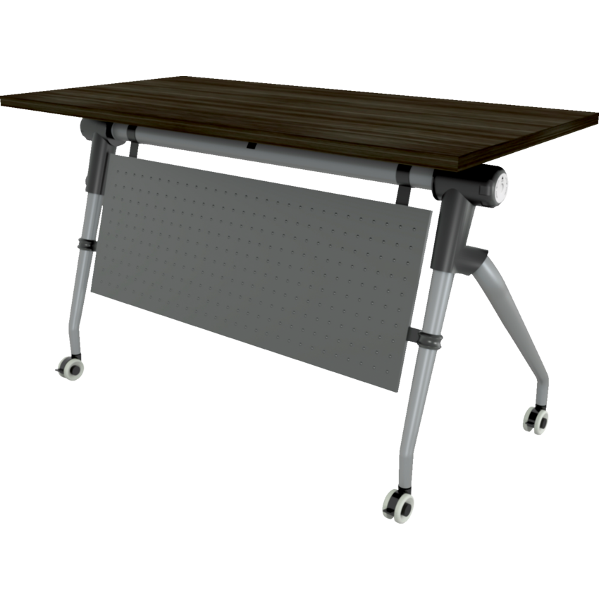 HDL® Tucana Elite Flip-Top Training Table 24"W x 48"D x 29-1/2"H Grey Dusk