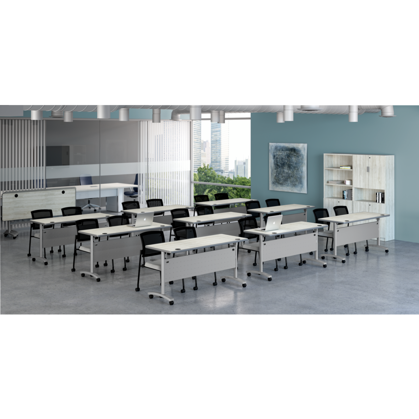 HDL Tucana Classroom & Training Tables Winter Wood