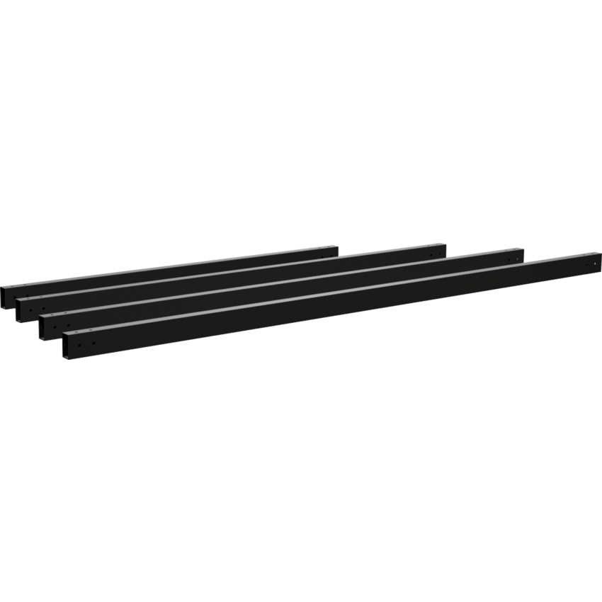 HDL®Support Bar 59"W x 1"D x 2"H Black