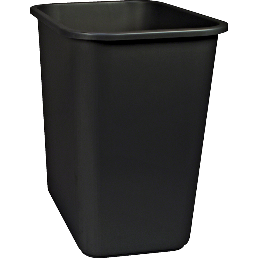 Storex® Wastebasket 26 L Black