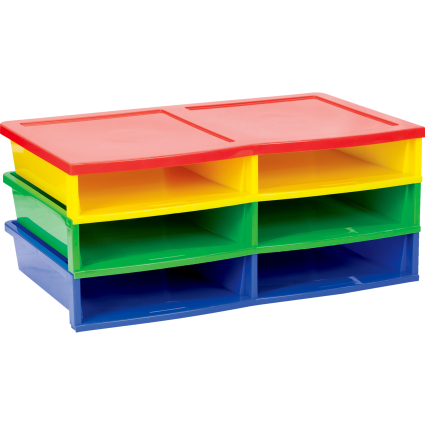 Storex® Quick-Stack Literature Organizer Assorted Colours
