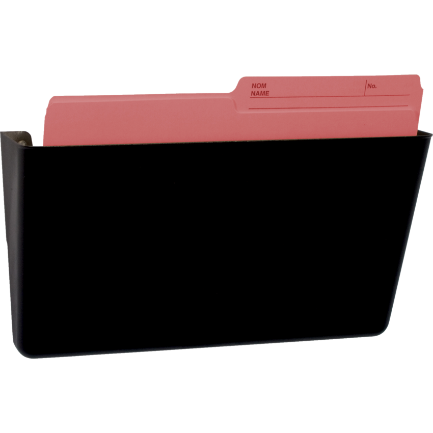 Storex® Wall Files Letter Black 2/pkg