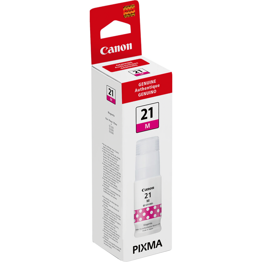 Canon Inkjet Ink Bottle GI-21 Magenta