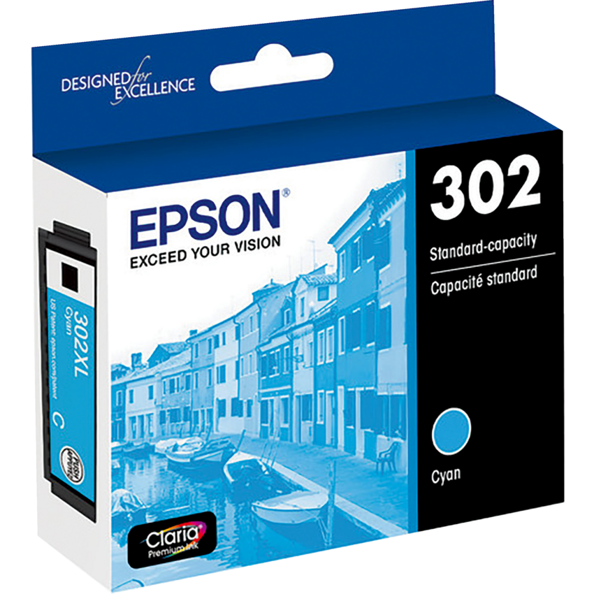 Epson® Inkjet Cartridge T302220-S #302 Cyan
