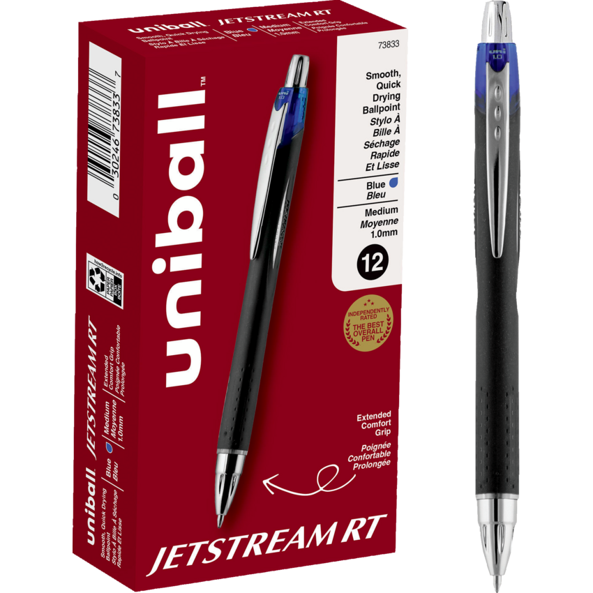 uni-ball® Jetstream™ RT Ball Point Pen Medium Point Blue