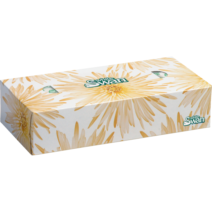 White Swan® Facial Tissue 2-ply 100 sheets/box